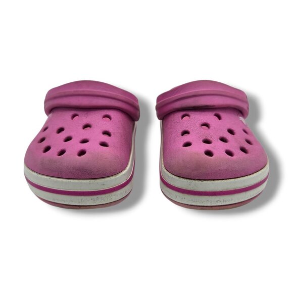 Crocs Crocband Clog Child 6 Pink Slip on - Picture 3 of 9